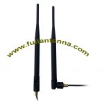 P / N: Antena FA433.1102,433Mhz, antena de goma 433mhz con longitud de cable de montaje de tornillo 5cm-5 metros, SMA