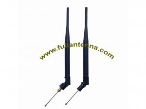 P / N: Antena FA915.05,915Mhz, Antena de goma con cable de montaje de tornillo IPEX